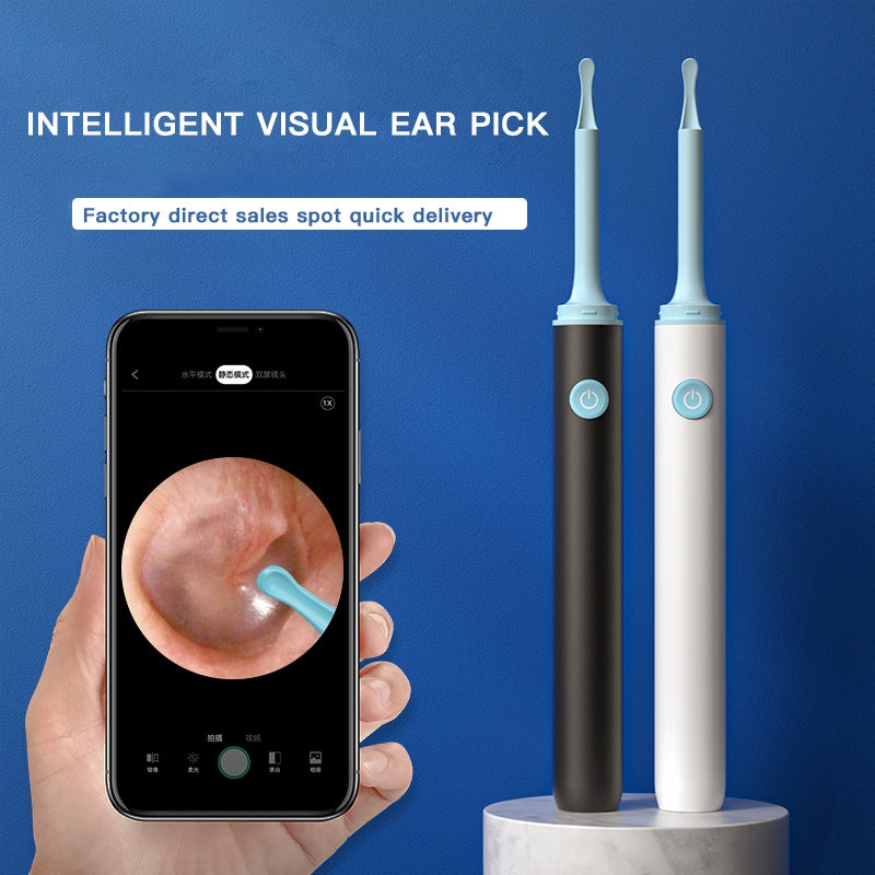 Visual Ear Pick HD Soft Silicone Ear Cleaning Tool Smart One-click Direct Connection Cleaning Luminous Endoscope Universal For Smartphones