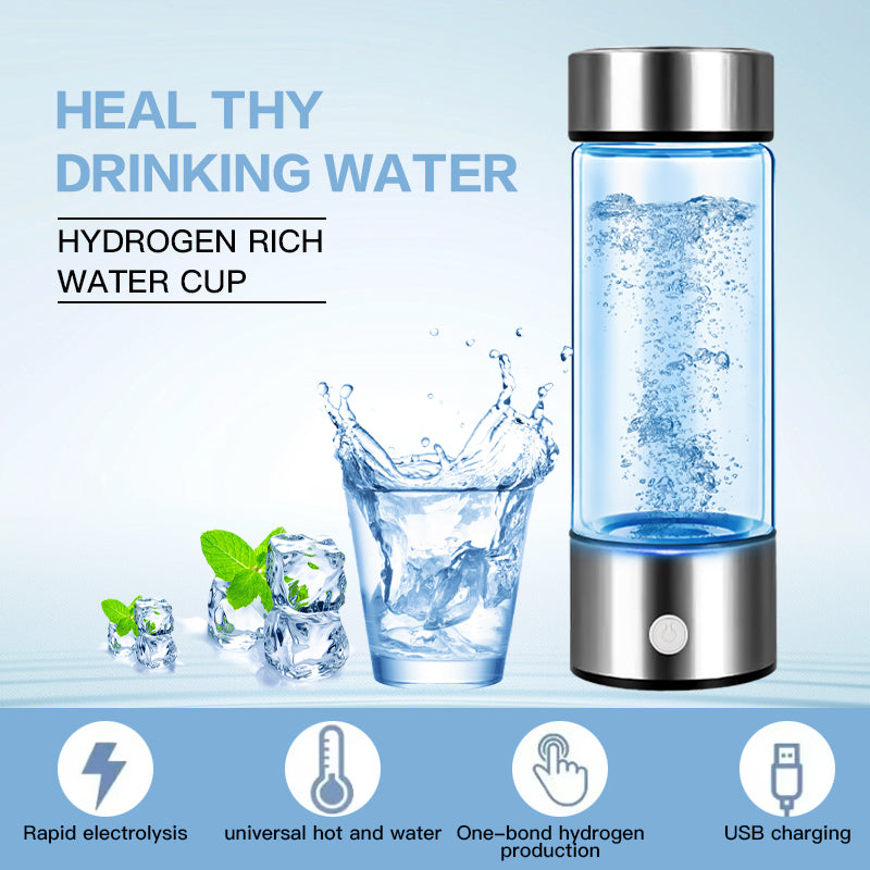 Hydrogen-rich Water Cup High-concentration Portable Health Water Negative Ion Electrolysis Water Cup Titanium Portable Cup